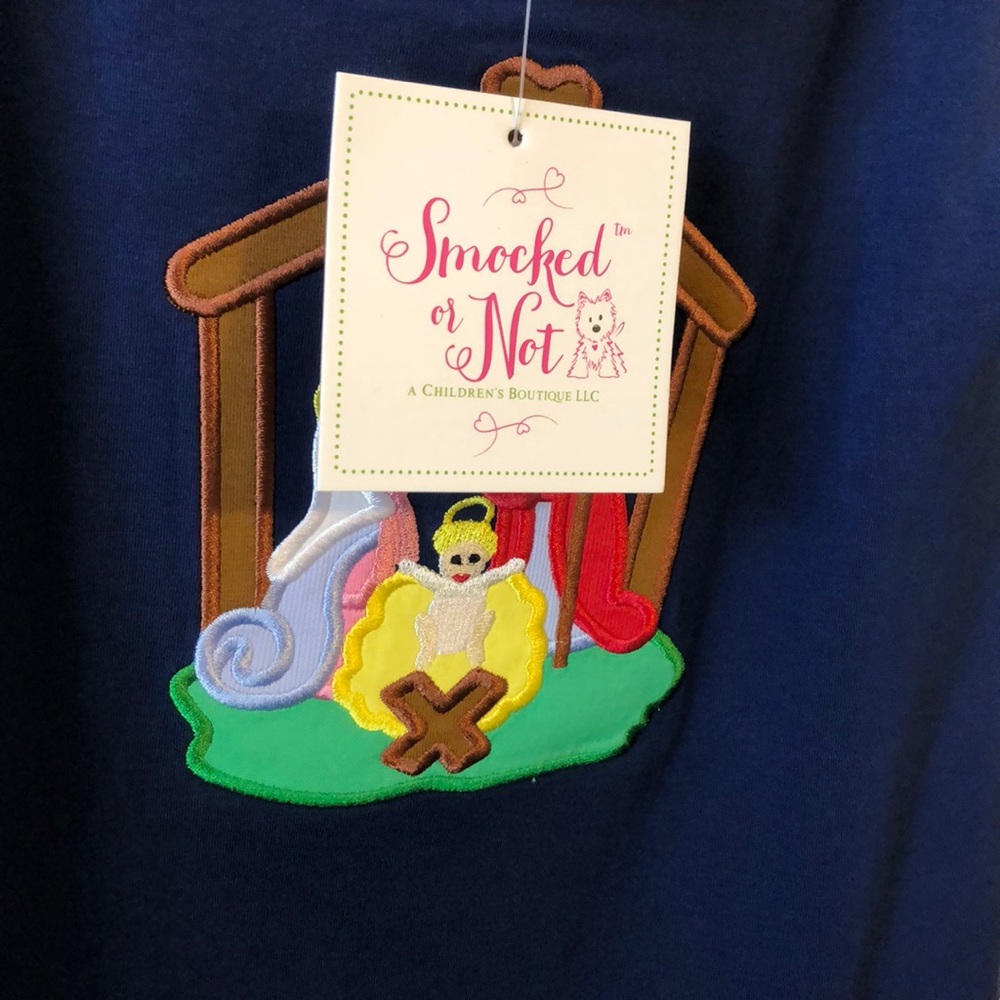 NWT Nativity Scene Dress by Smocked or Not - Picture 2 of 4